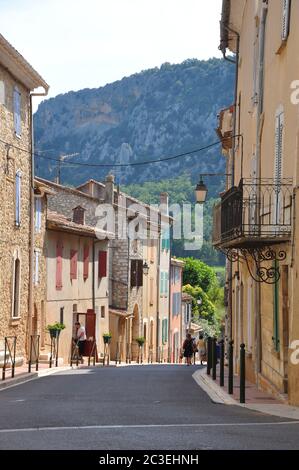 quinson Dorf im Süden Frankreichs Stockfoto