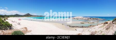 Spiaggia Costa Rei und Schildkröteninsel - Sardinien Stockfoto