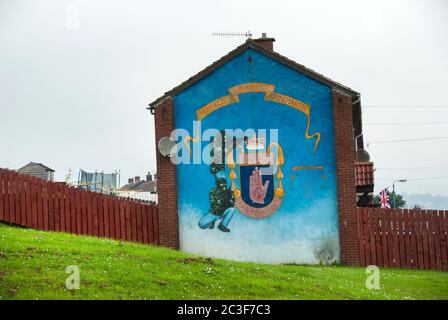 Politische Wandgemälde / Belfast / 18/07/2020 Stockfoto