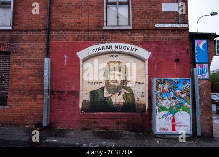 Politische Wandgemälde / Belfast / 18/07/2020 Stockfoto