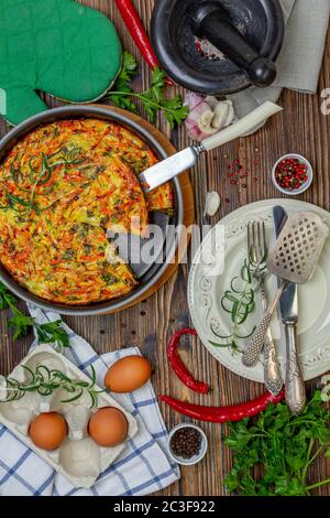 Traditionelle Gemüsekugel. Stockfoto