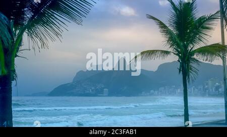 Strand von ipanema in rio de janeiro, brasilien Stockfoto