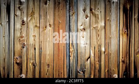 Hintergrund von alten Holzbrettern Stockfoto