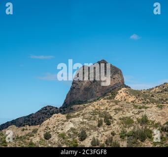 Berg bei Vallehermoso auf der Insel La Gomera Stockfoto