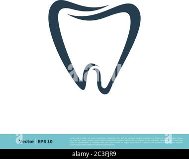 Zahnpflege Symbol Vektor Logo Vorlage Illustration Design. Vektor EPS 10. Stock Vektor