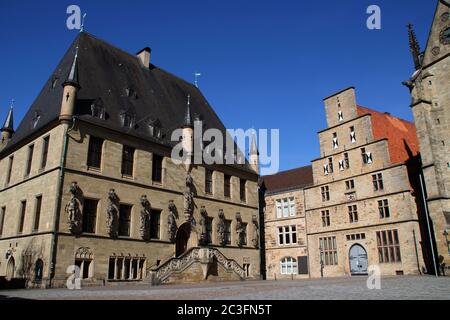 Das Rathaus in Osnabrück Stockfoto