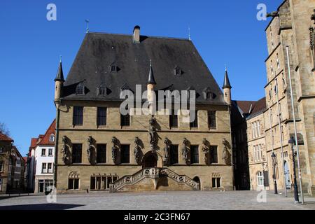 Das Rathaus in Osnabrück Stockfoto