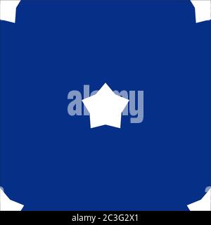 Kinder bunt nahtlose Stern usa Muster. Niedliches Baby-Muster-Design. Stock Vektor