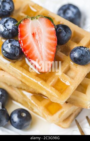 Waffel Stockfoto