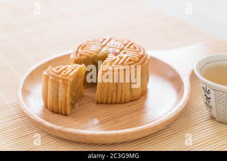 Frischer Mondkuchen Stockfoto