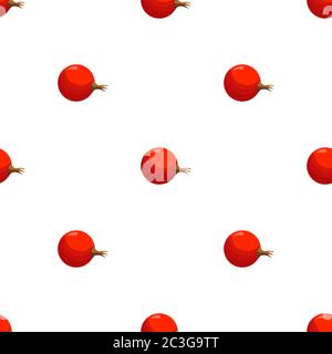 Illustration zum Thema große farbige nahtlose Johannisbeere, helle Beere Muster für Siegel. Berry Muster bestehend aus schönen nahtlose Wiederholung Johannisbeere. Simp Stock Vektor
