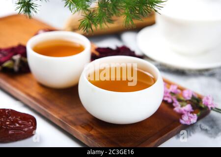 Halten bei guter Gesundheit Kaffee Stockfoto