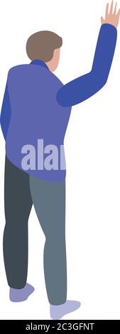 Symbol für Hundetrainer, isometrischer Stil Stock Vektor