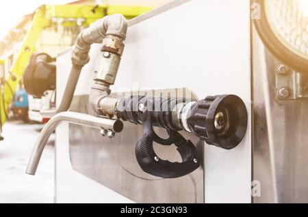 Hydraulische Plattform Wiege der Anti-Vereisung Ausrüstung Stockfoto