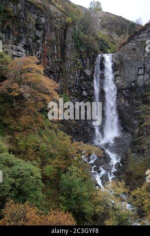 Ffrwd Fawr, Afon Twymyn, Dylife. Stockfoto