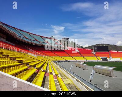 Schöne Aufnahme des historischen Hrazdan-Stadions in Jerewan, Armenien Stockfoto