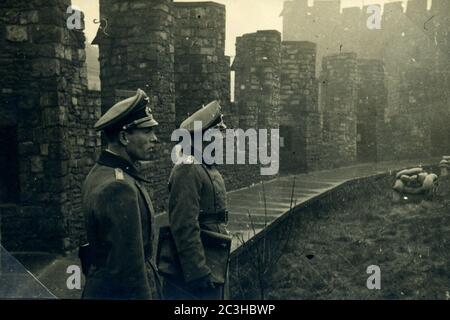 2. Weltkrieg - 2. Weltkrieg Gravensteen - Schloss des Grafen Osten Flandern in Belgien - Gent Stockfoto