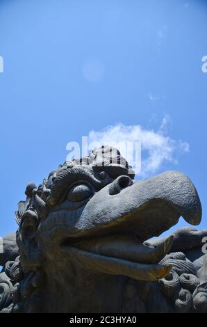 Garuda untaunted hinduistischen mythischen Vogel Bild im GWK Kulturpark in Bali, Indonesien. Garuda Wisnu Kencana Kulturpark in beliebten Touristenattraktion sinc Stockfoto