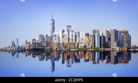Panoramablick auf die Skyline von New york Stockfoto