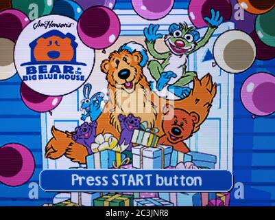 Bear in the Big Blue House – Sony PlayStation 1 PS1 PSX – nur für redaktionelle Zwecke Stockfoto