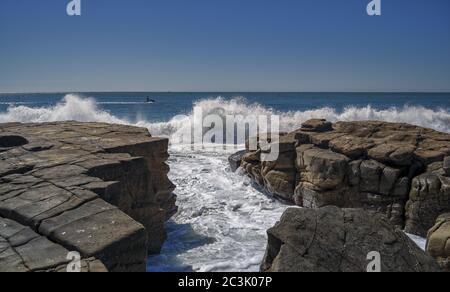 Wunderschöne Landschaft von Mooloolaba Beach, Sunshine Coast, Queensland, Australien Stockfoto