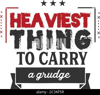 Schwerstes zu tragendes Ding - ein Groll Stock Vektor