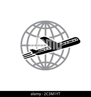 Reiselogo. Vektor und Illustration. Stock Vektor