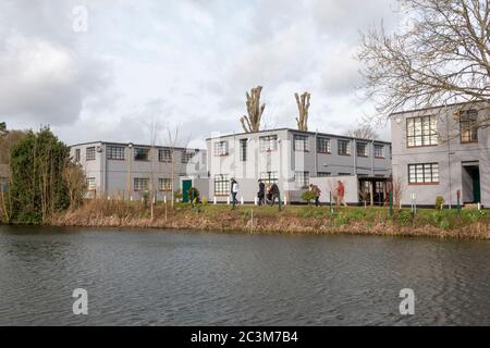 Block A, Bletchley Park, Bletchley. Buckinghamshire, Großbritannien. (Februar 2020) Stockfoto