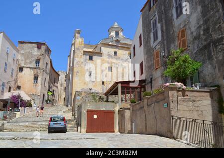 In La Citadelle, Calvi, Korsika Stockfoto