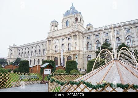 Wien, Österreich - 25. November 2018: Museum der Schönen Künste am Maria-Theresa-Platz, Wien, Österreich Stockfoto