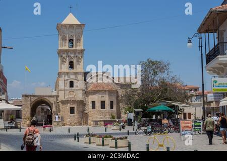 Larnaka, Zypern - 26. Juni 2015: Kirche des Heiligen Lazarus Stockfoto