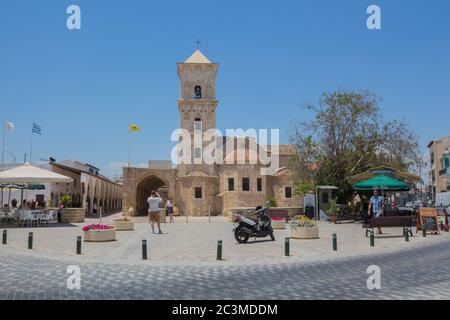 Larnaka, Zypern - 26. Juni 2015: Kirche des Heiligen Lazarus Stockfoto