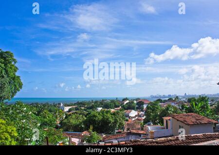 Blick auf die Altstadt, Olinda, Brasilien, Südamerika Stockfoto