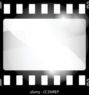 Vektorgrafik für Filmstreifen-Symbol für Hintergrund Stock Vektor