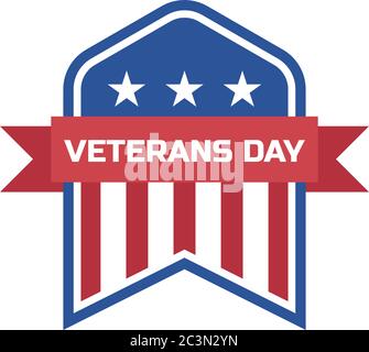 Happy Veteran's day für american Veteran. vektor-Illustration Stock Vektor