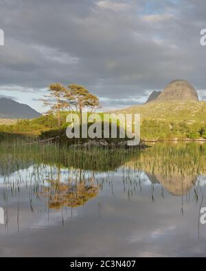 Loch Druim Suardalain Stockfoto