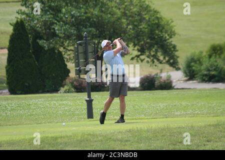 Golfturnier für die meisten HolyTrinity Katholische Schule und Akademie. Stockfoto