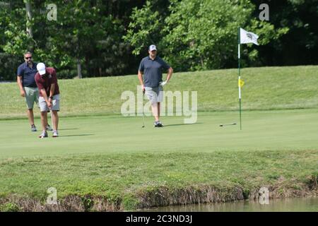 Golfturnier für die meisten HolyTrinity Katholische Schule und Akademie. Stockfoto