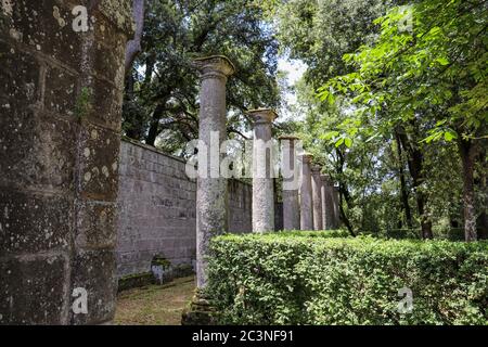 3. Juni 2018 - Bagnaia, Latium, Italien - Villa Lante ist ein Manierist Garten der Überraschung in der Nähe Viterbo, Mittelitalien, zugeschrieben Jacopo Barozzi da Vign Stockfoto