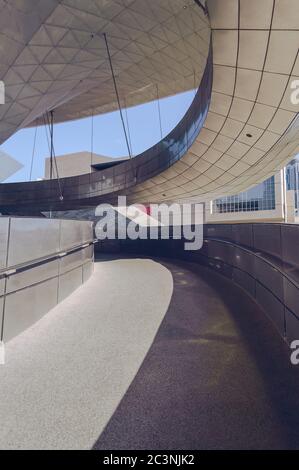 Busan, Südkorea 15. September 2019: Outdoor-Aufwärtsweg zum Busan-Kino Stockfoto