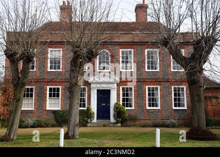 Georgianisches Haus, suffolk, großbritannien, england, großbritannien Stockfoto