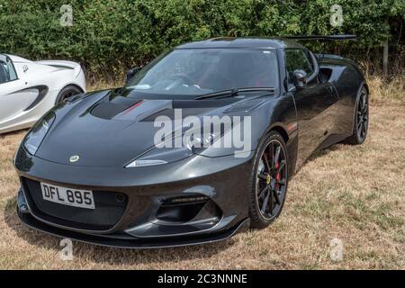 Ein Lotus Evora GT430 Sportwagen. Stockfoto