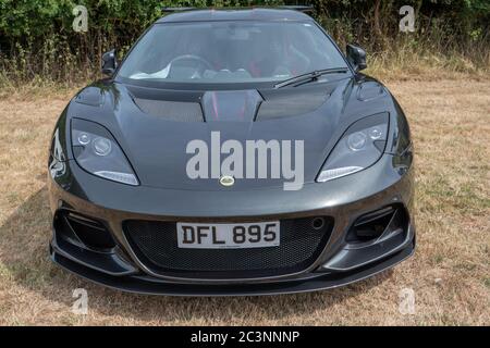 Ein Lotus Evora GT430 Sportwagen. Stockfoto