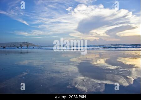 Tropischer Strandblick Jericoacoara, Brasilien, Südamerika Stockfoto