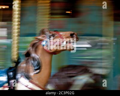 Bryant Park Karussell Stockfoto