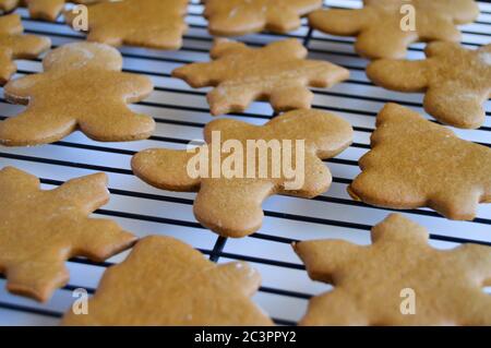 Lebkuchen Ausschnitte Stockfoto