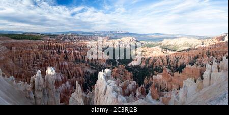 Panorama des Amphitheaters im Bryce Canyon National Park, Utah Stockfoto