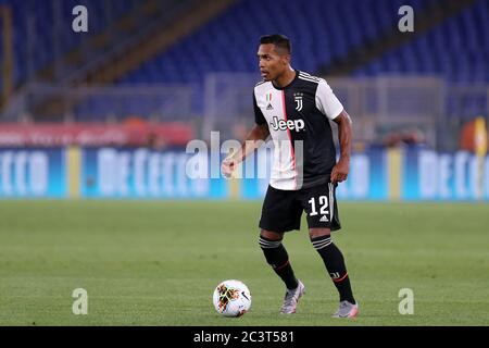 Roma. Italien. Juni 2020. Finale Des Italienischen Pokals. SSC Napoli gegen FC Juventus. Alex Sandro von Juventus FC . Stockfoto