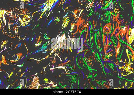 Tinte, Farbe, abstrakt. Nahaufnahme des Gemäldes. Bunte abstrakte Malerei Hintergrund. Gut strukturierte Ölfarbe. Hochwertige Details. Alkoholtinte Mod Stockfoto