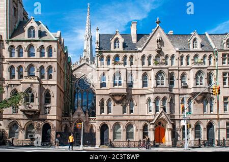 Grace Episcopal Church Broadway East Village New York City neugotischen Stockfoto